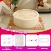 Realhaha Ball Pit Balls 100 Play Balls Plastic Balls for Baby Girls Toddlers Kids Play Tent Pool Playhouse Playpen Party Decoration, Beige view 2