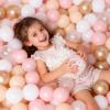 GOGOSO Ball Pits Balls Toddlers 50 100 200 500 Plastics Shape Ball Non-Phthalate Non-BPA Non-Toxic 2.2-Inch Crush Proof Play Balls, Beige+Pink+Pearl Brown+White+Clear, 100 Balls view 4