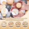GOGOSO Ball Pits Balls Toddlers 50 100 200 500 Plastics Shape Ball Non-Phthalate Non-BPA Non-Toxic 2.2-Inch Crush Proof Play Balls,Beige+Dark Gray+Gray+White,100pcs view 3