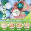 GOGOSO Ball Pits Balls Toddlers 50 100 200 500 Plastics Shape Ball Non-Phthalate Non-BPA Non-Toxic 2.2-Inch Crush Proof Play Balls, Green+Blue+Gray+White, 100 Balls view 2