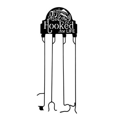 Fire Poker Set includes Four Heavy Duty 40in Fire Pokers and HOOKED for LIFE Hanger. Made in USA