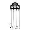 Fire Pit Poker Set Includes Four Heavy Duty 40in Fire Pokers and 4X4 Hanger Made in USA view 1
