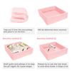 ENMOGO Extra Large Foam Ball Pit for Toddlers Kids Square Soft Ball Pool Ideal Gift Play Toy for Children (Pink) view 3