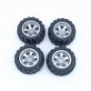 KingVal Replacement 2PCS Left + 2PCS Right Tire Tyre Wheel RC Parts Compatible with WLtoys A979 A979-B A979-A RC Car view 1