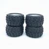 KingVal Replacement 2PCS Left + 2PCS Right Tire Tyre Wheel RC Parts Compatible with WLtoys A979 A979-B A979-A RC Car view 2