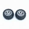 KingVal Replacement 2PCS Left + 2PCS Right Tire Tyre Wheel RC Parts Compatible with WLtoys A979 A979-B A979-A RC Car view 3