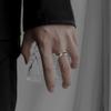 Tyrannosaurus Rex Dinosaur Spinner Rings for Men Women Hypoallergenic Stainless Steel Ring Stress Relieving Anxiety Ring Jurassic Dinosaurs Fidget Rotate Freely Finger Band Personalized Jewelry Gift for Boyfriend Father Christmas Birthday (9) view 2