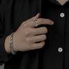 Tyrannosaurus Rex Dinosaur Spinner Rings for Men Women Hypoallergenic Stainless Steel Ring Stress Relieving Anxiety Ring Jurassic Dinosaurs Fidget Rotate Freely Finger Band Personalized Jewelry Gift for Boyfriend Father Christmas Birthday (9) view 3