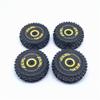 KingVal Replacement 2PCS Front + 2PCS Rear Wheel Tire Tyre RC Parts Compatible with WLtoys 144010 1/14 RC Car view 1
