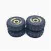 KingVal Replacement 2PCS Front + 2PCS Rear Wheel Tire Tyre RC Parts Compatible with WLtoys 144010 1/14 RC Car view 2