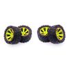 KingVal Replacement 2PCS Left + 2PCS Right Tire Tyre Wheel RC Parts Compatible with WLtoys 144002 RC Car view 2
