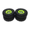 KingVal Replacement 2PCS Left + 2PCS Right Wheel Tyre Tire RC Parts Compatible with WLtoys 12428 12427 124006 1/12 RC Car view 3
