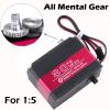 Wishiot RDS5160 Servo 60 kg RC Digital Servo High Torque Mental Gear 180 270 Degree with U-Shaped Mount Disc for 1/5 RC Car Robotics DIY Projects (180) view 2
