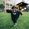 Threan 2026 Kindergarten Graduation Piata Decoration Graduation Cap Piata with Blindfold Bat Filler Party Favor for School Congratulation Supply 16.2x10.5x3.2 view 3