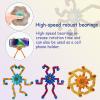 20 Pcs Fidget Spinner Toys Party Favors Easter Basket Goodie Bag Stuffers Funny Gifts for Kids Adults,Transformable Robot Fingertip Stress Relief Gyro Sensory Toys,Treasure Box Toy Prizes Supplies view 4