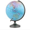 VNABO Geographic Globes Classic World Globe with Stainless Steel Stand Retro Desktop World Globe Educational Geography Globe Adult Kids Globe 12 Inch Home Dcor view 1