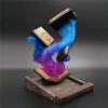 Thyggzjbs Magic Book Dice Tower,Tomes of Magics Dice Tower Magics Dice Tower Big Book Dice Tower Ornaments Clear Ornament Bulbs,Personalized Magic Dice Tower BookCollection (Blue+Purple) view 1