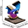 Thyggzjbs Magic Book Dice Tower,Tomes of Magics Dice Tower Magics Dice Tower Big Book Dice Tower Ornaments Clear Ornament Bulbs,Personalized Magic Dice Tower BookCollection (Blue+Purple) view 2
