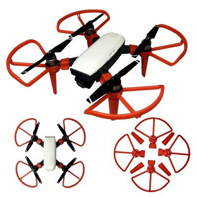 ABZEKH Drone Accessories for 4Pcs Quick Release Propeller Guard with Hight for Extend Landing Gear Legs Protection Kits for DJI Spark Drone Protector Spare Parts (Color : Black)