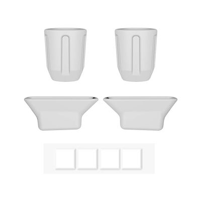 ABZEKH Drone Accessories for 4pcs Rear Foot Landing Gear Protection Pad for DJI Mavic Air 2S for Air 2 Foot Cloth Cover Drone Anti-Friction Accessories (Color : for DJI Mavic Air 2)