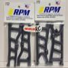 RPM 80762 Front 80842 Rear Black A-Arms Includes CHICAGOLAND RC Sticker Arrma 3s BLX Typhon Buggy Replaces AR330543 AR330540 view 2