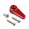 Btspepejoy 15T Servo Horn Arms Metal Aluminum Arm RC Servo Horns Toy Car Accessories for Emax ES08MA 1/24 RC Servo Steering Servo Mount Arm for Axial SCX24 Upgrade Parts Toy Car Accessories (2 Pack) view 2