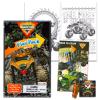 Monster Jam Mini Party Favors Set for Kids - Bundle with 24 Mini Monster Jam Grab n Go Play Packs with Coloring Pages, Stickers and More (Monster Jam Birthday Party Supplies) view 2