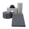 FDP SoftScape Playtime and Climb Multipurpose Playset for Infants, Toddlers 10m-2yrs Climber and Block Play, Learn Gross Motor Skills at Home or Daycare (6-Piece) - Gray/Light Gray, 12364-GYLG view 4