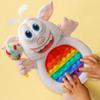 Booba Pop Sensory Plush Doll - Two in One - Fidget and Plush Toy Show Booba Cute, Soft, Stuffed Plush Plush Doll for Kids - Officially Licensed Product - 14 Inches view 2