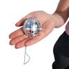 Zugar Land 70s Disco Ball Necklace Assortment (2 Inch Discoball) 26" Chain. Costume Accessory Jewelry (Mirror - 1 Piece) view 3