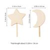 Kisangel 32 Pcs Wooden Magical Wands for Kids DIY Craft Kit Unfinished Fairy Wand Sticks for Girls Creative Art Projects and Party Supplies view 2
