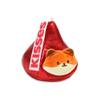 Anirollz Stuffed Animal Plush Toy - Official Hershey Kisses Chocolate Toy Blanket Outfitz Doll | Soft, Squishy, Warm, Cute, Comfort, Safe | Pillow with Fox - Valentine's Day Gift 4" Foxiroll view 1