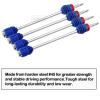 RCMYou RC Upgrades Part for 1/10 T-Maxx/Revo/E-Maxx(First Generation),Drive Shaft Axles Front Rear #45 Steel Driveshafts CVD Upgrades Parts Hop-up,Replace #5451R,4-Pack,Navy Blue (More Powerful) view 4