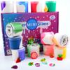 12 Pack Fruit Butter Slime Kits for Kids, with Watermelon, Lemon, Peach, Strawberry, Avocado and Cherry Charm,Cute Stuff for Girls Fragrant DIY Slime, Stress Relief Toys for Girls and Boys. view 4