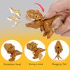 Dinosaur Egg Toys with Mini T-Rex Inside - 4 Pack Hatching Dinosaur Eggs for Kids 3-5, Educational Birthday Gifts, Boys Girls Party Favors, Interactive Play Learning Toys, Biting Fingers Big Mouth view 4