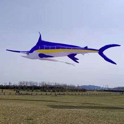 7m Large Soft Inflatable Swordfish Kite Line Laundry for Adults Giant Marlin Nylon Kite Pendant