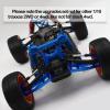 RCMYou Upgrades Part for 1/10 Rustler 4x4 VXL/Rustler 4x4,Alloy Suspension Arm,Shock Tower,Caster Block,Steering Blocks,Rear Stub Axle Carriers,Steering Bellcranks, (More Durable Arm),Blue view 4