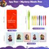 DazSpirit 16 Pack Invisible Ink Pens with UV Light, Detective Notepads & Gift Bags, Classroom Prizes, Treasure Box Fillers, Goodie Bag Stuffers, Spy Party Favors for Kids 8-12, Prize Box Toys view 2