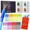 DazSpirit 32 Pack Invisible Ink Pens with UV Light, Detective Valentine Cards & Gift Bags, Non Candy Valentines Day Classroom Exchange Gifts, Spy Party Favors for Kids, Treasure Box Prizes view 1