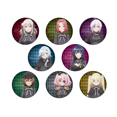 Spy Classroom 02 Official Illustration Tin Badges Box of 8
