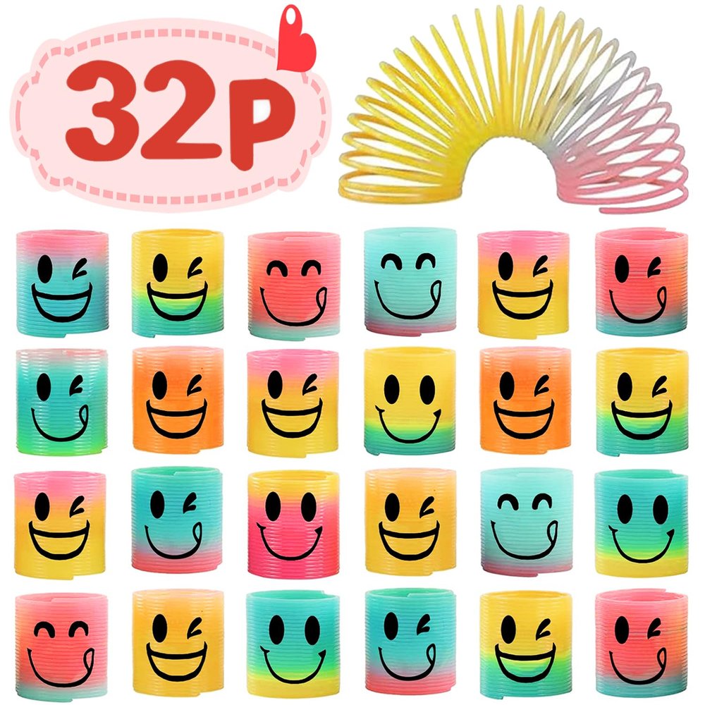 AZEN 32 Pcs Mini Spring Party Favors for Kids 3-5 4-8, Goodie Bags Stuffers for Birthday Party, Classroom Prizes Kids Prizes, Small Bulk Toys Gift, Valentines Gifts Easter Basket Stuffers