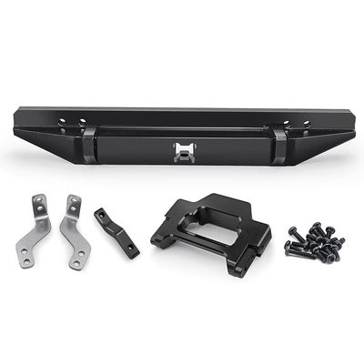 1/18th RC Car Bumper Aluminum Rear Bumper Bar Mount for TRX4M Defender RC Crawler Car Upgrades Parts