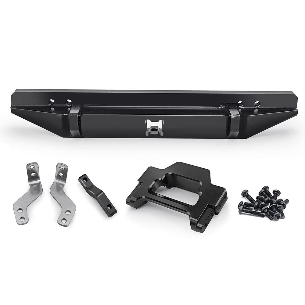 1/18th RC Car Bumper Aluminum Rear Bumper Bar Mount for TRX4M Defender RC Crawler Car Upgrades Parts