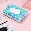 Portable Wet Wipe Pouch, Refillable Baby Wipe Dispenser with Snap Strap, Travel Reusable Wipes Container Wipe Carrying Case Holder(7) view 4