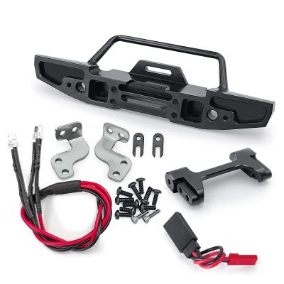 1/18th RC Car Bumper Aluminum Front Bumper Bar Mount for TRX4M RC Crawler Car Upgrades