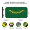 70" x 35" Poker Mat for Table with Carrying Bag, Professional Casino Blackjack Tabletop Layout Poker Table Mat, Non-Slip Rubber Poker Table Top Cover for Parties, Home Entertainment, Poker Game Night view 3