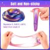 48 Pack Galaxy Slime kit for Kids, Mini Making Slime Bulk Party Favor, Slime Putty Toy for Girls and Boys for Sensory and Tactile Stimulation, Prize, Goodie Stuffers for Kids,Soft Non-Sticky view 4