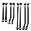1 Set Aluminum Linkage Link Rod Ends Elevate Upgrade for TRX4-M 1/18th RC Crawler Car Parts (Black) view 1