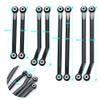 1 Set Aluminum Linkage Link Rod Ends Elevate Upgrade for TRX4-M 1/18th RC Crawler Car Parts (Black) view 2