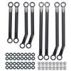 1 Set Aluminum Linkage Link Rod Ends Elevate Upgrade for TRX4-M 1/18th RC Crawler Car Parts (Black) view 4